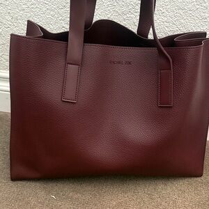 Rachel Zoe Deep Burgundy Tote